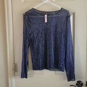 Victoria's Secret sheer sparkly top